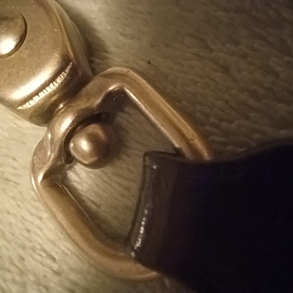 Vintage Coach Black Leather Keychain - Picture 8 of 10